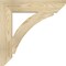 Ekena Millwork Thorton Slat Rough Sawn Bracket, Douglas Fir, 4"W x 22"D x 22"H BKT04X22X22THR06RDF - alternate 4